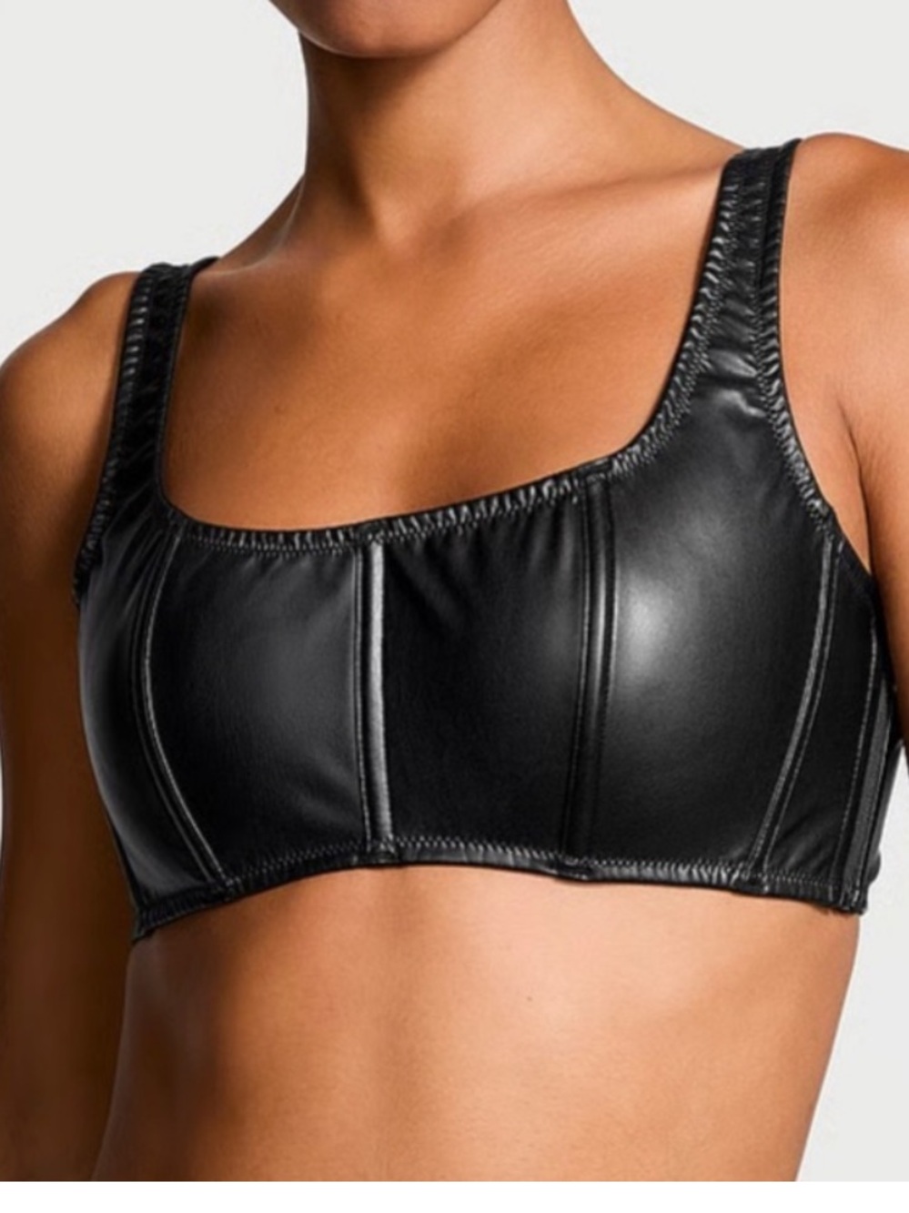 Victoria’s Secret Faux Leather Bralette